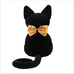 35 см плюшевые игрушки животных милые черные кошка кукла носить галстук Мягкие и плюшевые Животные подарок на день рождения для детей