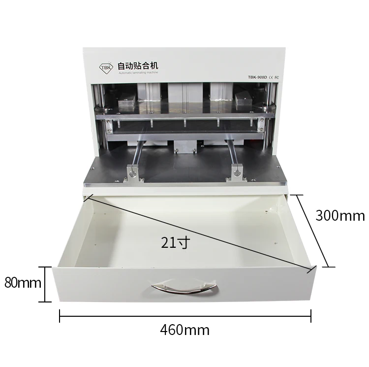 TBK 18 дюймов ЖК-дисплей Сенсорный экран вакуумный пресс для ламинирования ОСА Вакуумный Ламинатор + лампа для вулканизации изогнутые из
