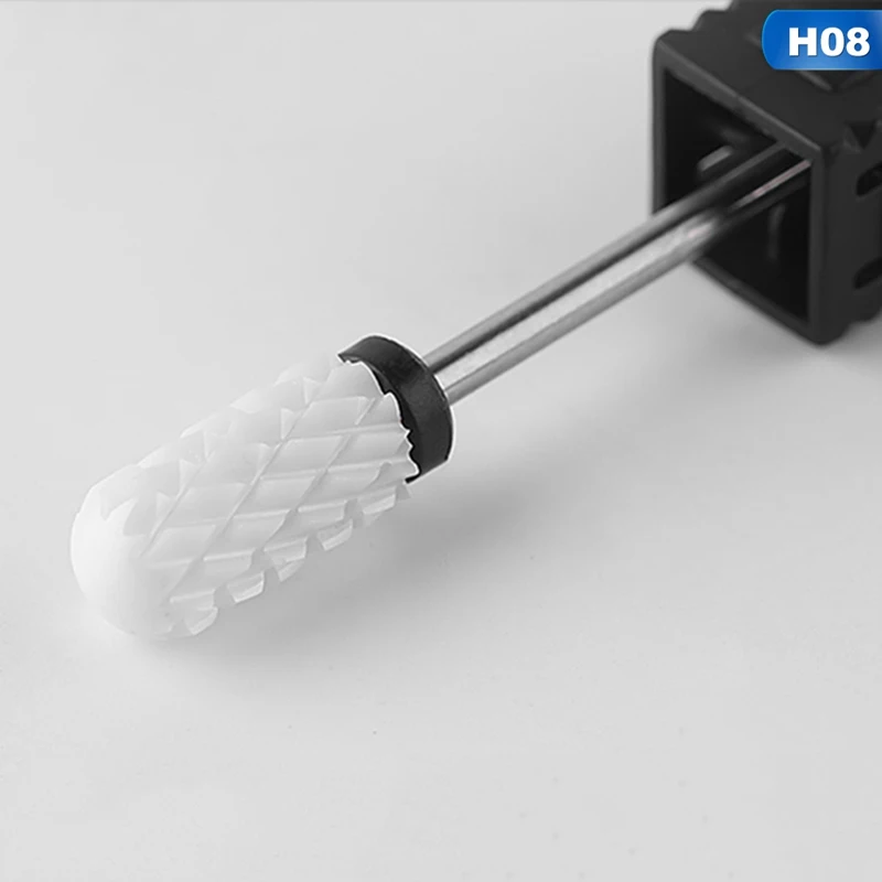 Профессиональные керамические сверла для дизайна ногтей гель удаление педикюра роторный инструмент для маникюра