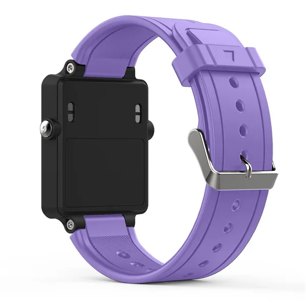 Новая замена Браслет Силиконовый Браслет ремешок для Garmin Vivoactive ацетат спортивные часы Ремешки для наручных часов Корреа Reloj - Цвет: Light purple