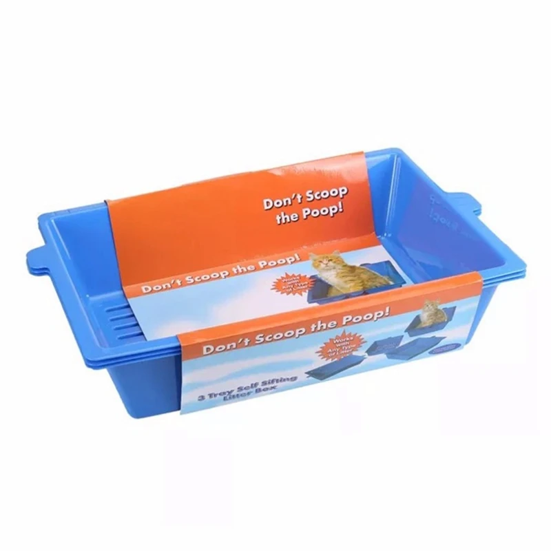 3Pcs Cat Potty Semi-Closed Splash Cat Toilet Litter Box Plastic Potty Set Pet Supplies 3 Interlocking Tray Easy To Use 3Pcs Cat Potty Semi-Closed Splash Cat Toilet Litter Box Plastic Potty Set Pet Supplies 3 Interlocking Tray Easy To Use