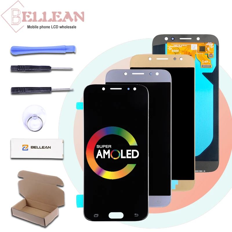 

Promotion Catteny J730 Lcd For Samsung Galaxy J7 Pro Lcd J730F Display Touch Screen Digitizer Assembly+tools