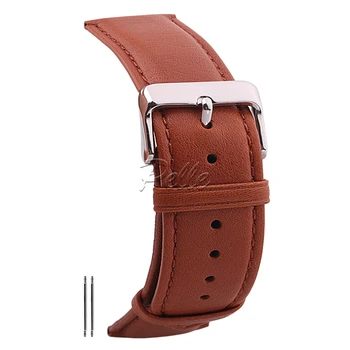 

pelle 22mm Vegetable Tanning Leather Watch Bands Straps Replacements Brown Watchband