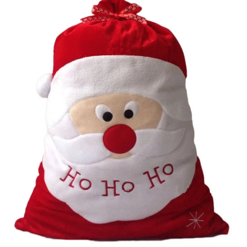2x Jumbo Gift Bag Christmas Xmas Presents Extra Large Novelty Santa Red Set