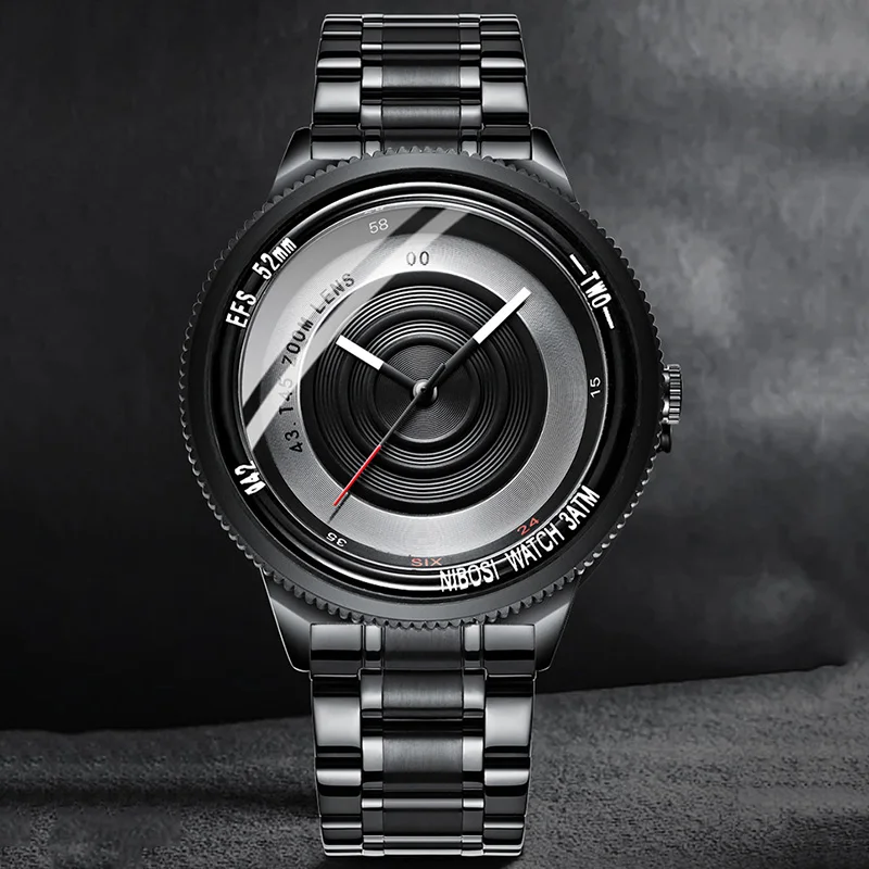 NIBOSI Unique Design Men's Watches Quartz Watch Men Luxury Steel Top Brand Man Watches Water Resistant Men Watch Wrist NIBOSI Unique Design Men's Watches Quartz Watch Men Luxury Steel Top Brand Man Watches Water Resistant Men Watch Wrist