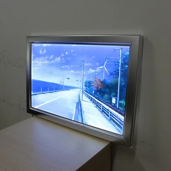 

Aluminum slim snap frame display led backlit light box 24"x28" advertising led signs