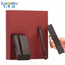 Красное дерево подпись ручка Костюмы творческие подарки Китайский стиль дерева закладки держатель мобильного телефона набор закладок M029