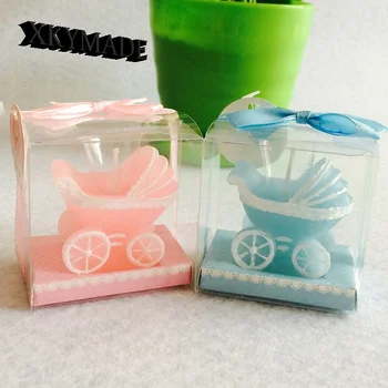 

Baby Shower Candle Favor Baby Stroller Candles Children's Day Party Souvenir Gift Wedding Favors And Gifts Creative 50pcs/lot