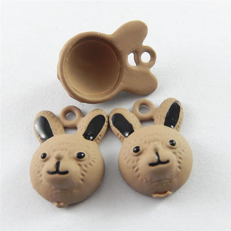 Подвеска в виде медведей из искусственной резины 18 х13х8 мм 10 шт. | Украшения и