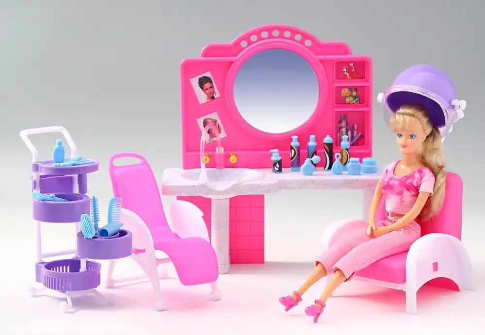 Furniture For Barbie Hairdresser Accessories Christmas Birthday Barbie Hairdresser Accessories