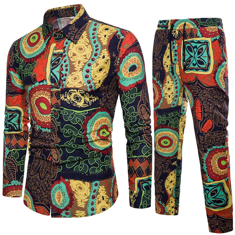

2018 New Camouflage Printed Men Set Causal Patchwork Jacket Men 2Pcs Tracksuit Sportswear Hoodies Sweatshirt Pants Jogger Suit
