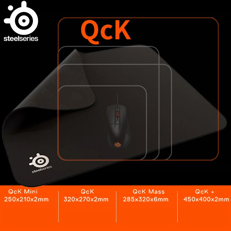 SteelSeries – accessoires de jeu QcK, petit tapis de souris Speed CS GO,  tapis de bureau, clavier
