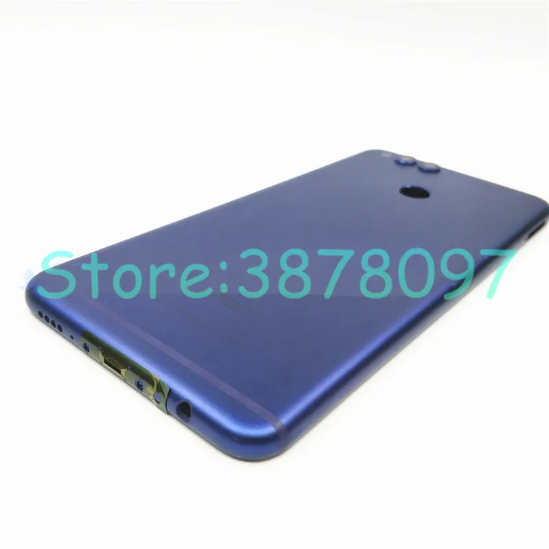 Для huawei Honor 7X запасных Запчасти сзади батарея Крышка двери корпус+ боковые пуговицы флэш-объектив камеры Замена
