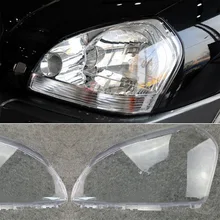 MAYITR 1 Pair Car Headlight Headlamp Clear Lens Shell Cover Left & Right For HYUNDAI TUCSON 2005 2006 2007 2008 2009