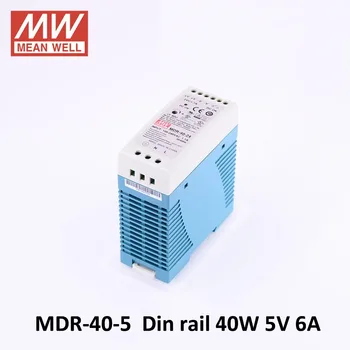 

40w power supply mini Din Rail led driver full voltage input 5vdc 6a output SMPS