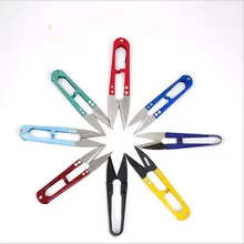 Ремонтная ткань, ножницы для обрезки весенней пряжи, u-образная Резьбовая режущая головка, маленькие ножницы для вышивки крестом, цветная швейная пряжа Scisso