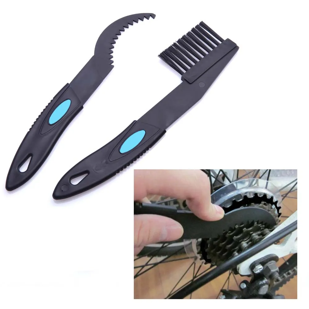 New 2Pcs Bike Cleaning Kit Convenient Bicycle Cleaning Brush Kit