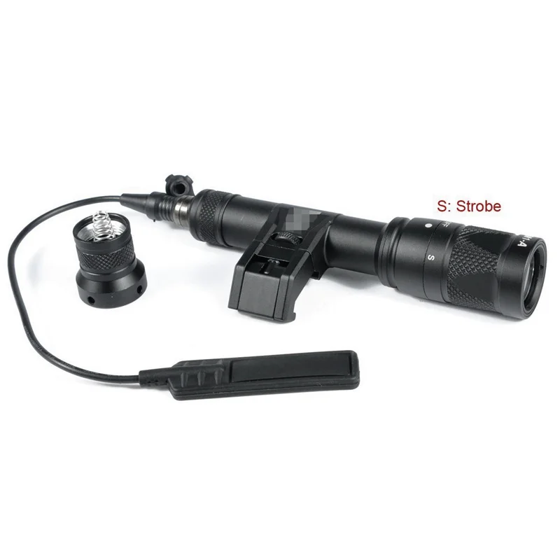 Страйкбол Armas IFM M600V светодиодный светильник для разведчика тактический флэш-светильник Softair Lanterna охотничья лампа винтовка пистолет оружие светильник s - Цвет: Черный