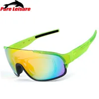 PureLeisure клип на очки для рыбалки Gafas Polarizadas Pesca для рыбалки альпинистские походные очки для бега 1 комплект 3 объектива - Цвет: GR