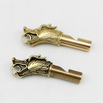 

Metal Brass whistle Chinese wind whistle 6.3cm*0.9cmNew Gold And Old Gold Whistle