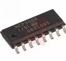 2pcs/lot MCP3008-I/P IC ADC 10BIT 2.7V 8CH SPI 16DIP | Электроника