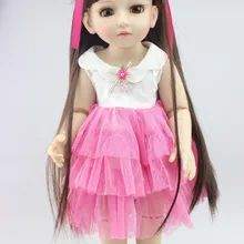 Красивая кукла SD/BJD, 18 дюймов, высокое качество, ручная работа, кукла с шарнирами, подходит для подарка на день рождения и детских игрушек
