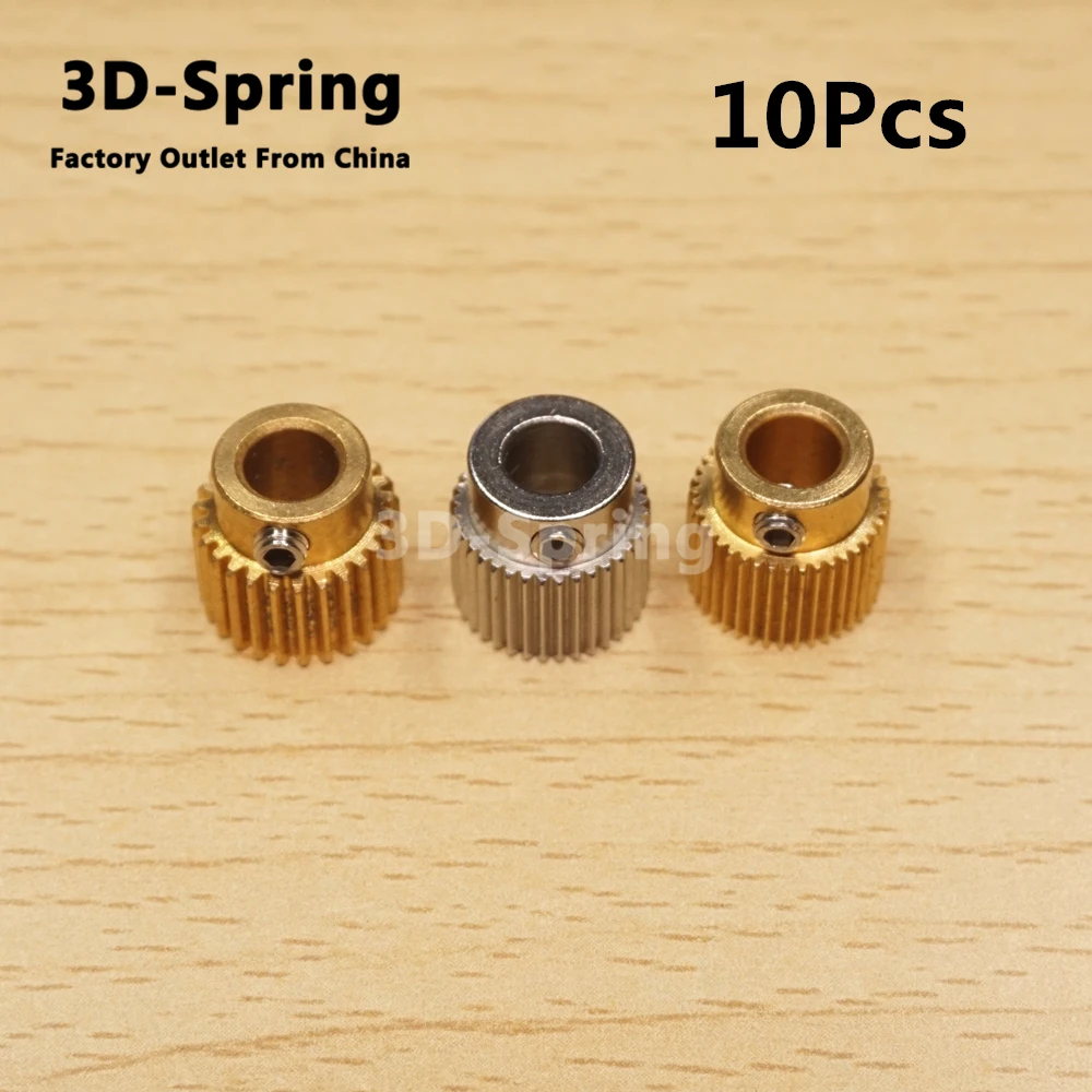MK8 26//40 Tooth Accessories Electronics 3D Printer Parts Extruder Drive Brass