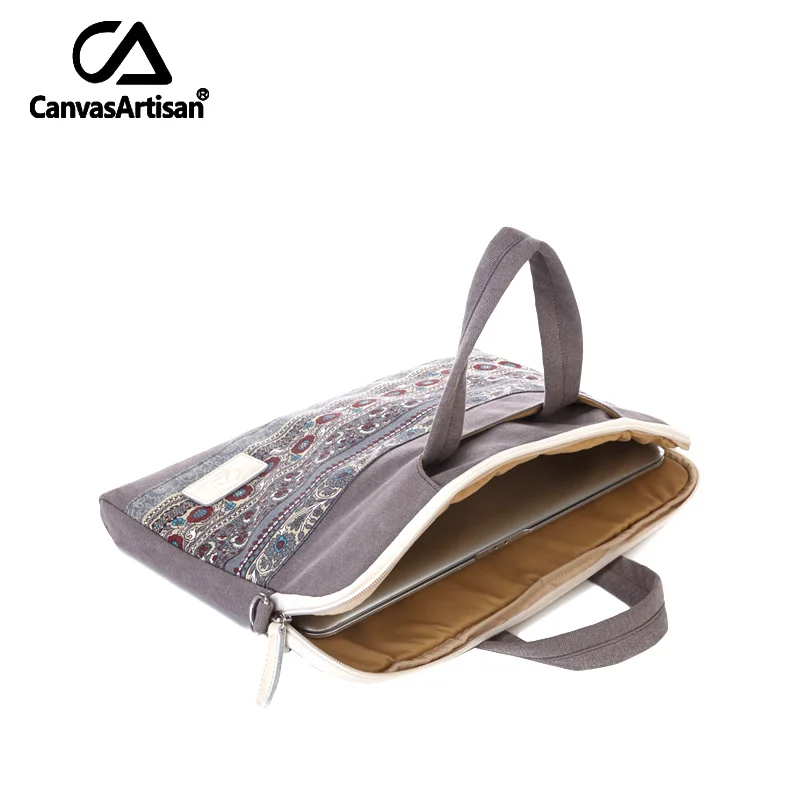 Canvasartisan Высочайшее качество ноутбук рукава защитный чехол quakeproof парусина сумки