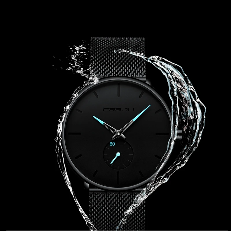 

Mens Watches Top Brand Luxury Waterproof Sport Watch Men Ultra Thin Watch Stainless Steel Men's Watch Clock Relogio Masculino