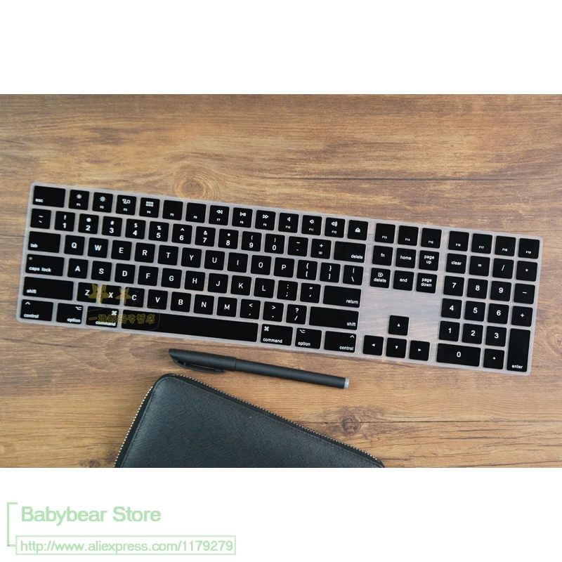 Силиконовый защитный чехол для клавиатуры Apple Magic Keyboard с цифровой клавиатурой Модель A1843