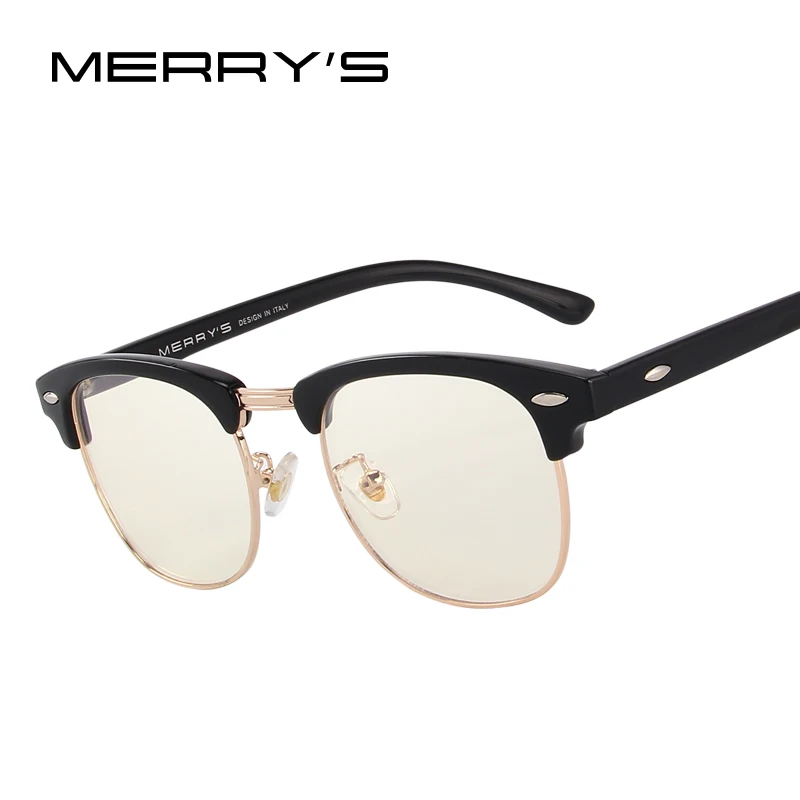 

MERRYS Anti Blue Rays Computer Goggles Reading Glasses 100% UV400 Radiation-resistant Computer Gaming Glasses S2065