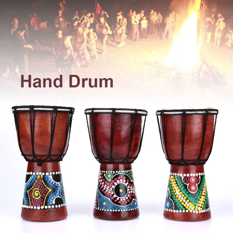 Африка Djembe перкуссионные инструменты экологический Африканский барабан ручной работы 4 дюймов сильная начинающая практика
