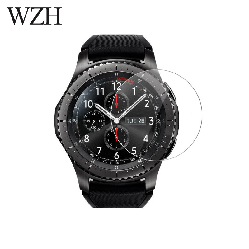 Wzh Tempered Glass For Samsung Gear S3 Screen Protector 9h 2.5d