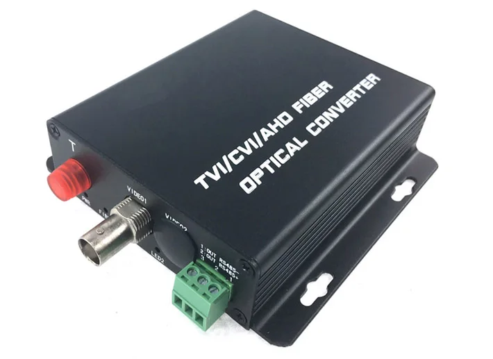 

1 port HDTVI Video over Fiber Convertor Single Mode Single FIber 20KM