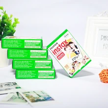 2017 Original 50 sheets Fujifilm Instax Mini Film 8 7s 25 50s 90 Polaroids 300 Instant White Edge Photo Paper Fuji Film Camera