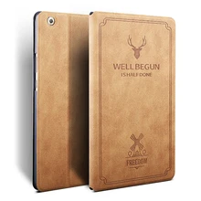 Кожаный флип-чехол с подставкой для huawei MediaPad M5 8,4 SHT-AL09 SHT-W09 чехол умный Авто Пробуждение сон Ретро Олень узор кожа пленка+ ручка