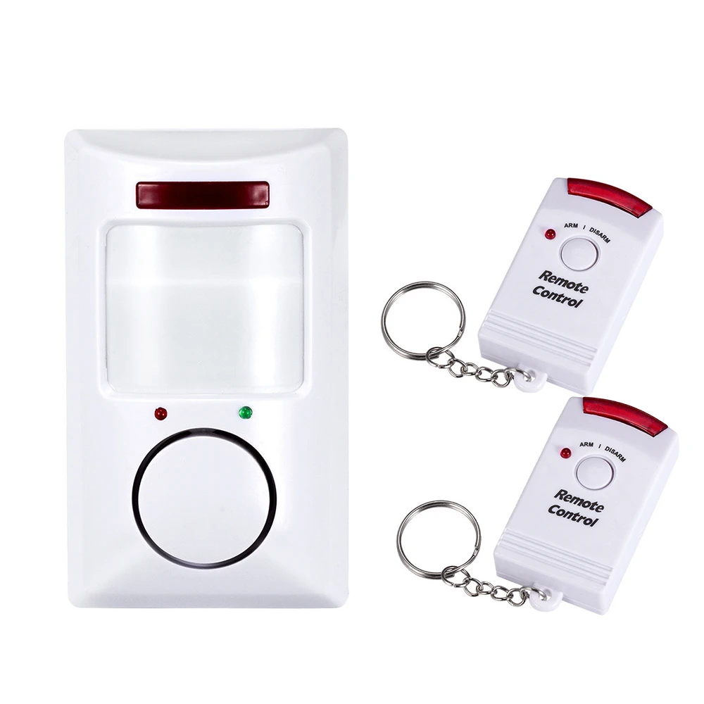 

Wireless Motion Detector High Quality Infrared Sensor Dual Remote Infrared Alarm Home Safety Wireless Infrared Home Alarm System