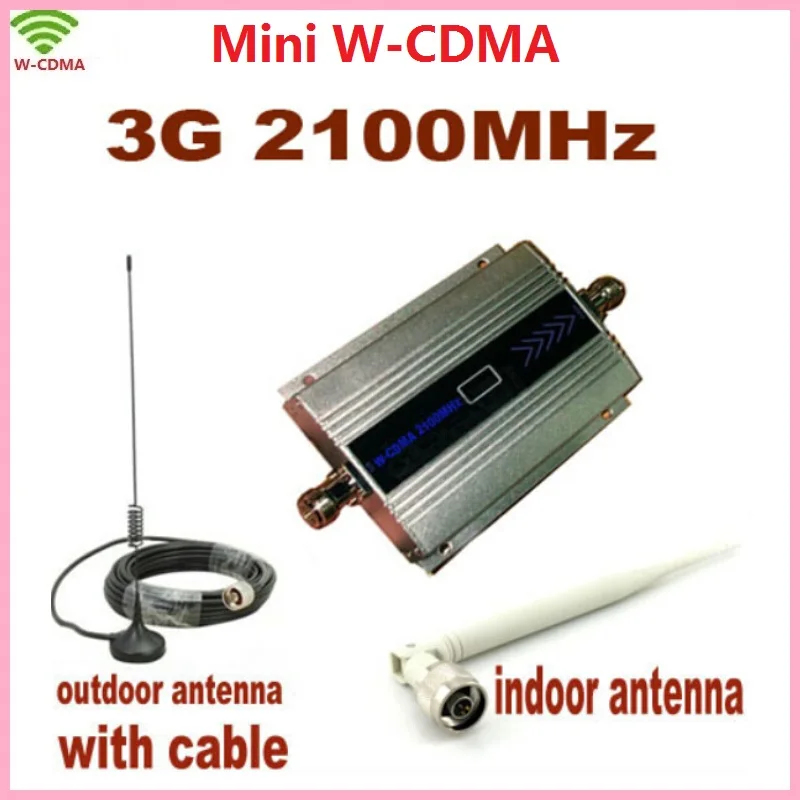 

LCD Family WCDMA UMTS 3G 2100MHz Mobile Phone Signal Booster Repeater 3G Repetidor Cell Phone Signal Amplifier with Antenna