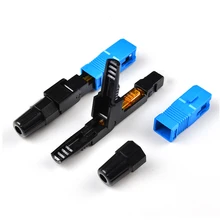 100pcs SC UPC Fiber Optic Quick Connector FTTH Single mode/Multi mode Fiber Optic Fast Connector SC quick assembly Connector