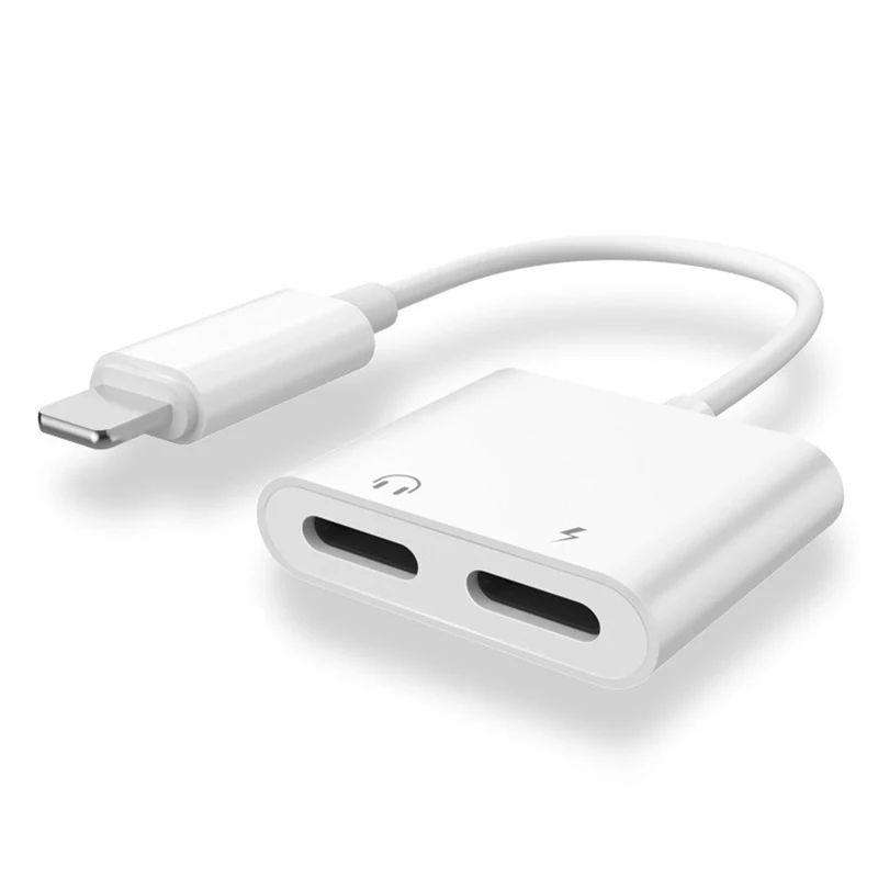 3,5 мм аудио кабель для lightning 3,5 jack адаптер usb type c переходник для наушников Adriod аудио кабель USB адаптеры разъем - Цвет: white