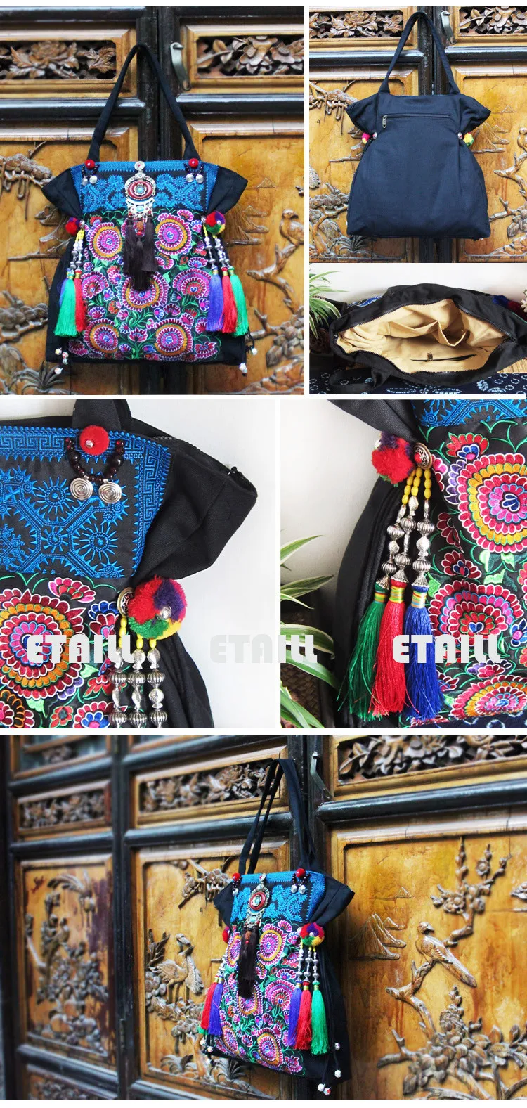 vintage embroidered bag