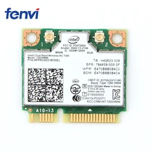 Мини PCI-E беспроводная карта для Intel 7260 AC Двухдиапазонная 867 Мбит/с 802.11ac Bluetooth 4,0 7260HMW Wifi карта для ноутбука