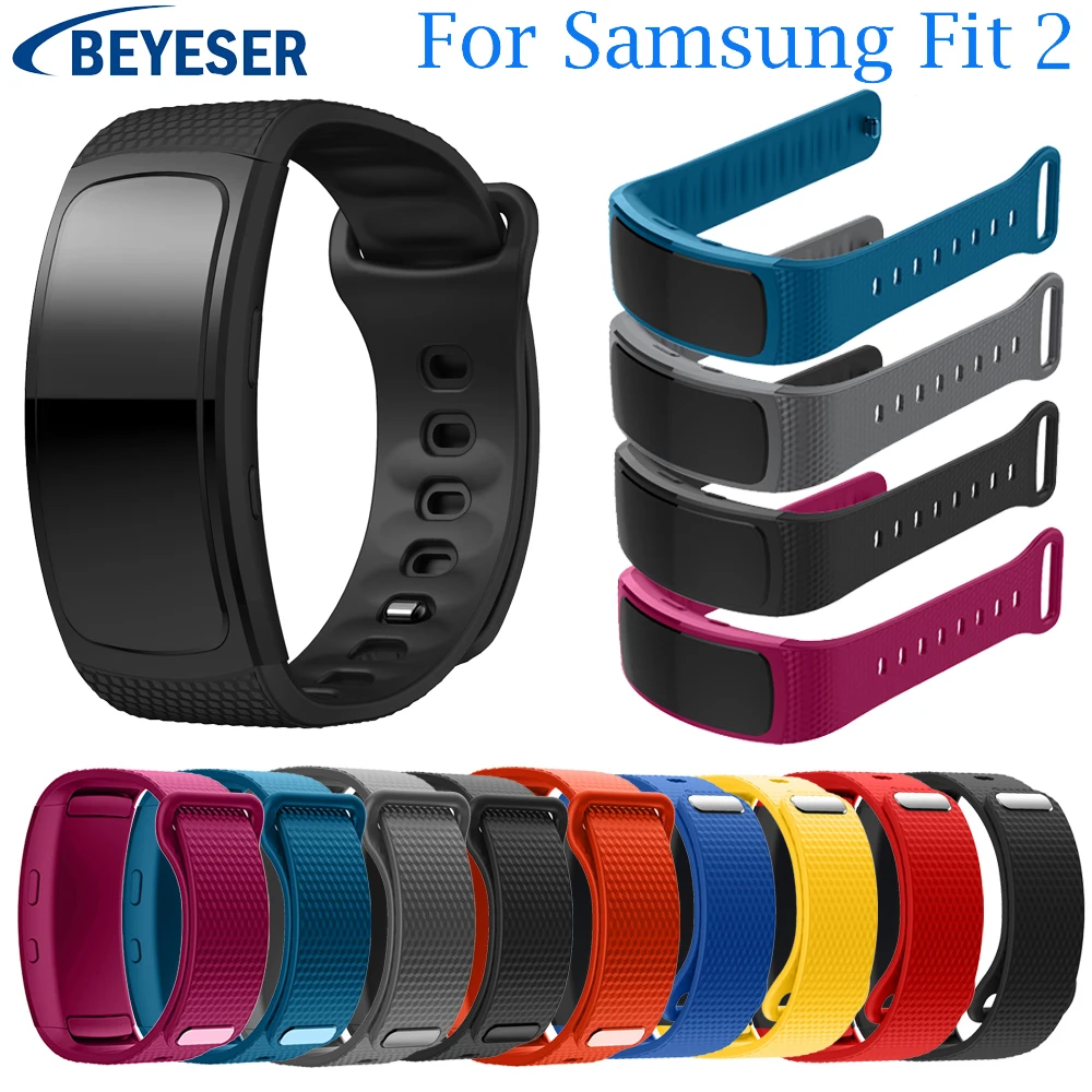 Silicone Strap For Samsung Gear Fit 2 smart Watch Band Replacement wrist bracelet straps for gear Fit2 watchband bands | Наручные часы