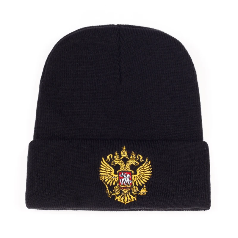 Новое поступление русская Лидер продаж теплая зимняя шапка унисекс Мужские Мягкие трикотажные шапки без полей шапки женские уличные дорожные кепки модный стиль