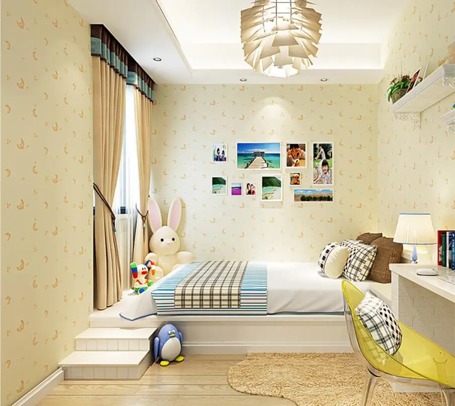 Beibehang Desktop обои детская комната обои спальня гостиная стены рулон бумаги ТВ фон украшения дома