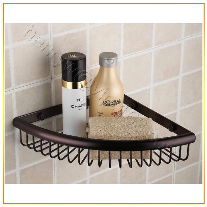 L15226 Luxury Wall Mounted Brass Corner Shelf Bronze Finish Corner