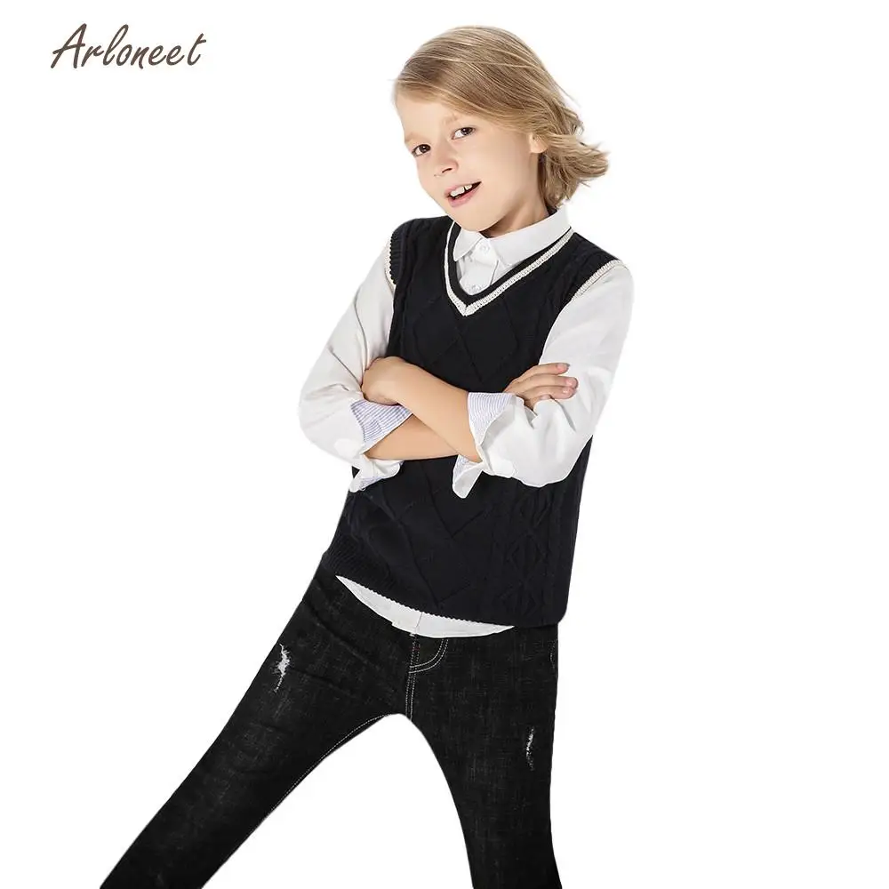 ARLONEET vest for boy vest for boy baby fashion boys kids vests Preppy