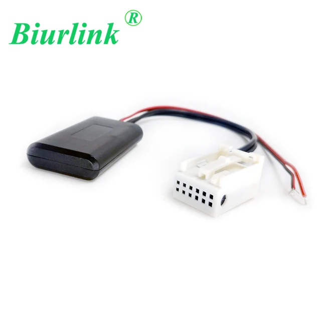 Biurlink Car 12 Pin Aux In Audio Receiver Bluetooth Module Cable