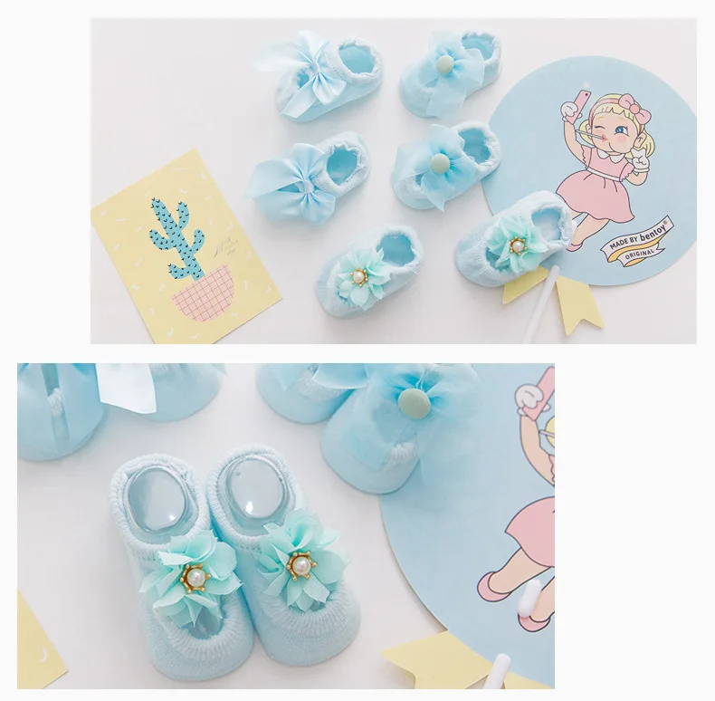 3 пара/лот хлопок Симпатичные носки для малышей для новорожденных девочек носки принцессы Подарки на день рождения для От 1 до 3 лет для