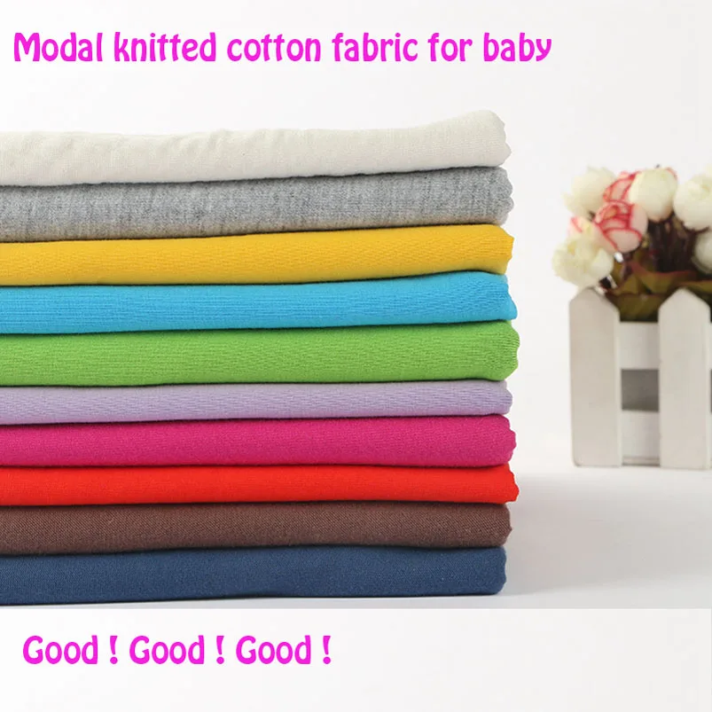 165x50cm2pc Good Cotton Knit Fabric Cotton Knit Stretch Fabric